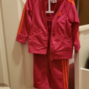 18 mo Toddler Pink Adidas Jogger